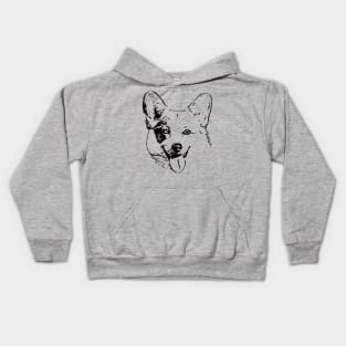 Pembroke Welsh Corgi Kids Hoodie